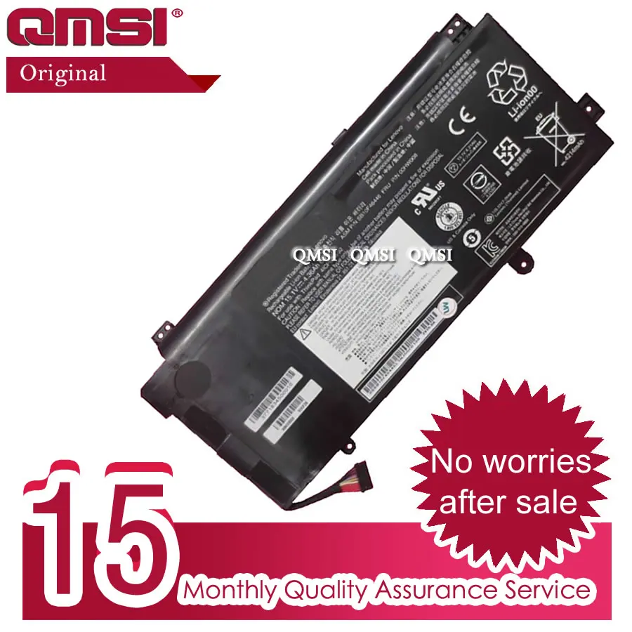Аккумулятор QMSI 15 1 В 66 Вт/ч 4214 мАч оригинальный аккумулятор 00HW008 SB10F46446 SB10F46452