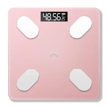 

USB Charging Phone App Bluetooth Smart Electronic Digital Body Fat Scale for Weight Balance
