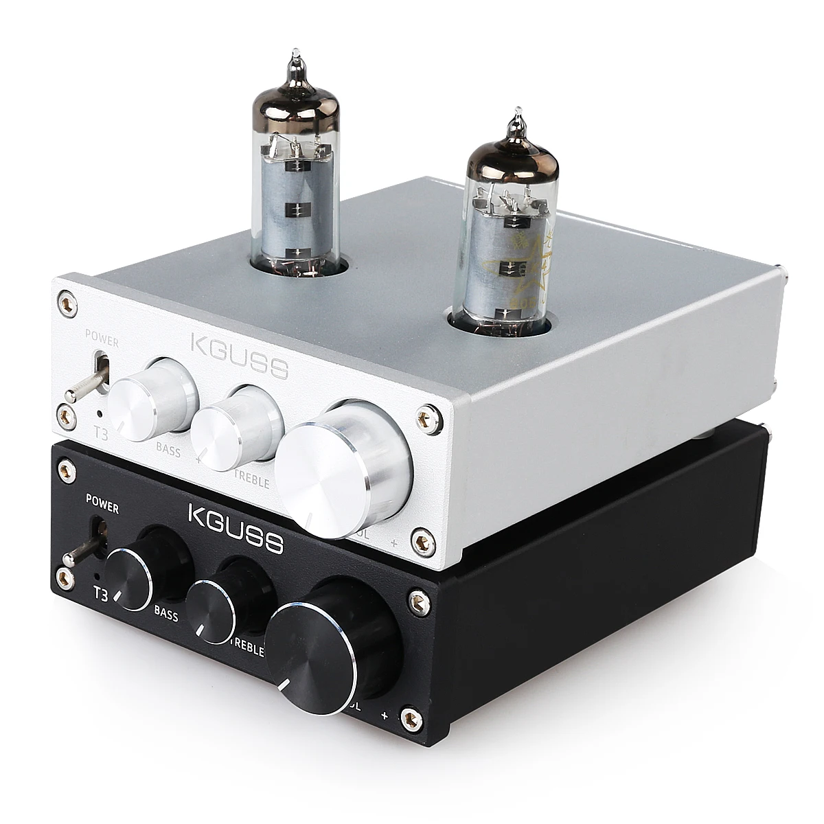 KGUSS T3 Fever preamplifier 6K4 tube bile high and bass adjustment HIFI amplifier | Электроника