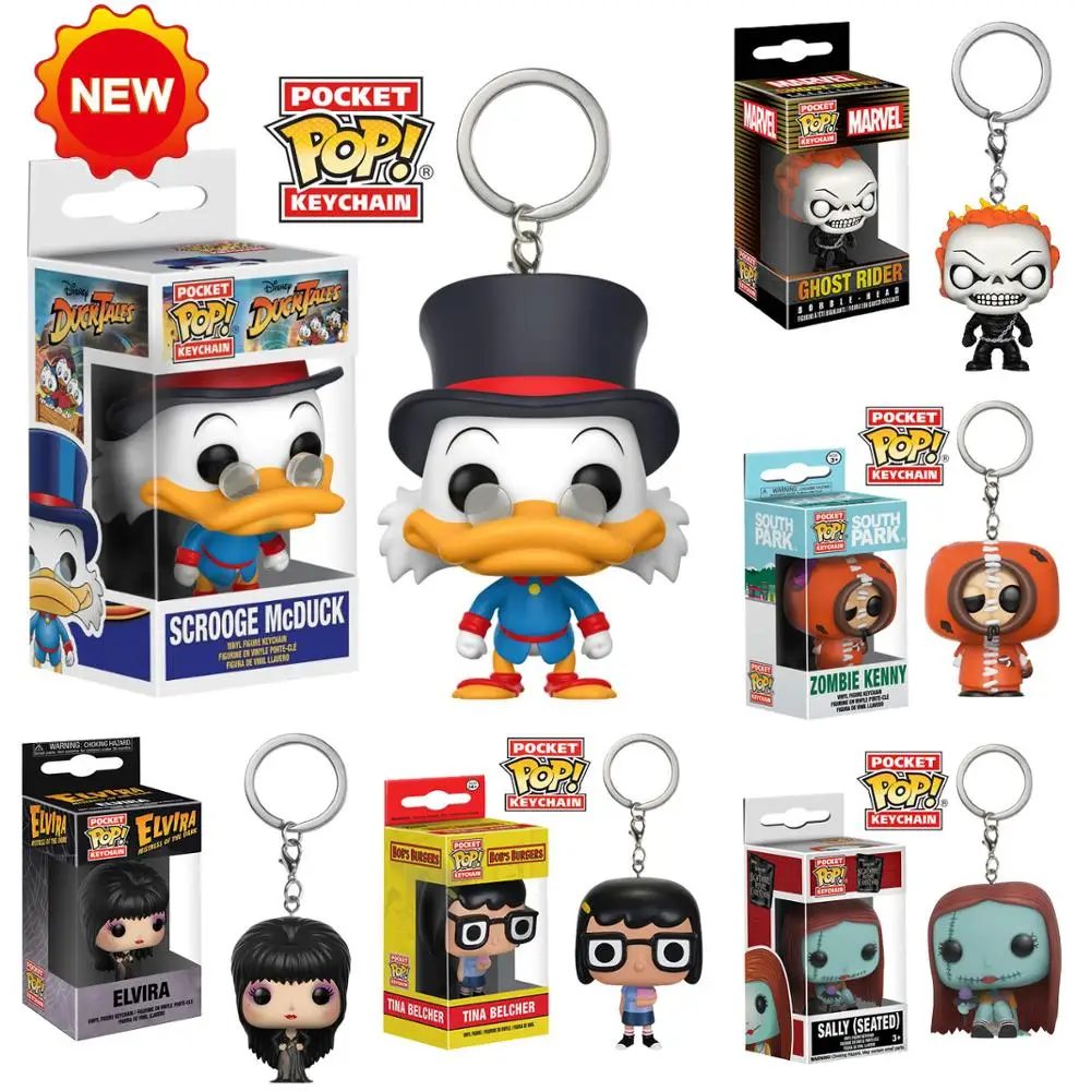 Новое поступление Funko Pop брелок игрушки Южная парк зомби Кенни Салли Скрудж