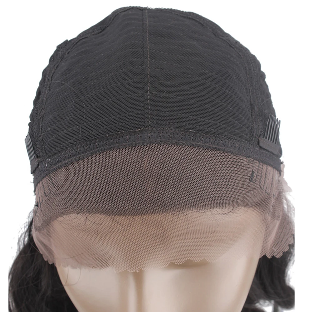 Длинные волнистые синтетические волосы на кружеве парики для черных женщин X-TRESS темно-коричневого цвета термостойкие волокна трендовые кружева парик часть