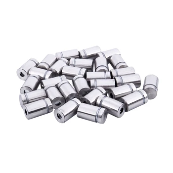 

New Advertisement Fixing Screws Glass Standoff Pins 12mmx20mm 30 Pcs
