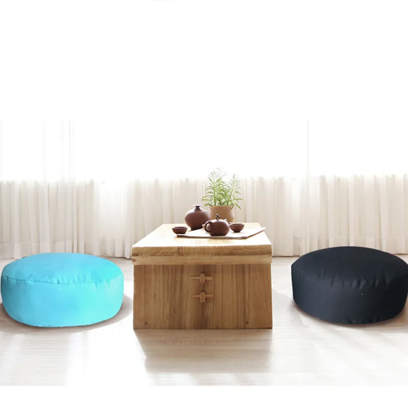

Simanfei Meditation Cushion Seat Chair Cushion Pouf Floor Pillow Futon Round Solid Soft Yoga Mat Tatami For Sofa Bed