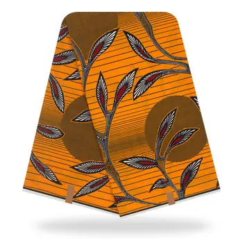 

Batik Wax Material African Veritable Ankara Print Wax Fabric For Dress SWV608(6Yards/Lot)