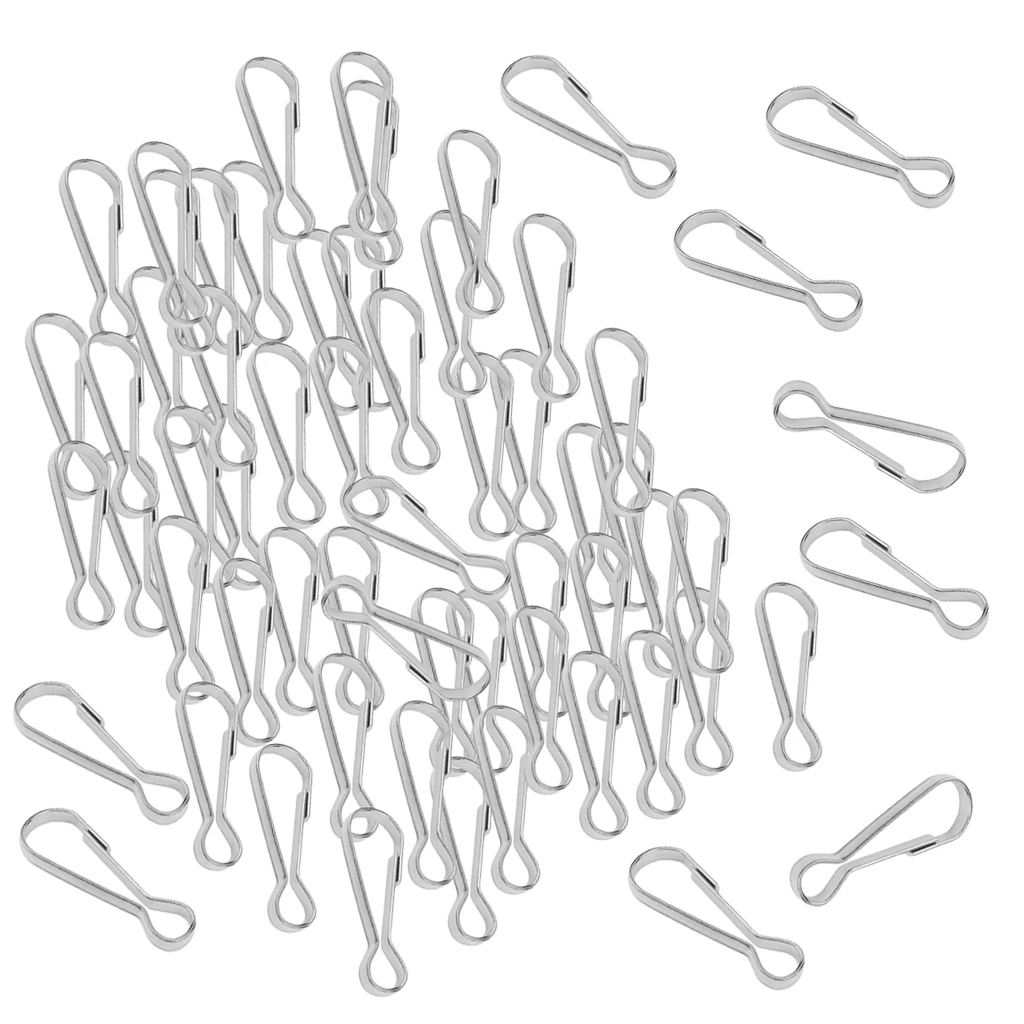 Stainless Steel Snap Hook Keychain Carabiner 100pcs climbing carabiner