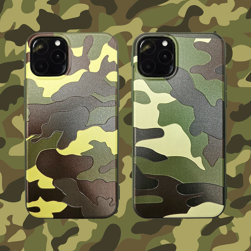 Армейский зеленый Камуфляжный красивый чехол для мобильного телефона iPhone 6 7 8 Plus X