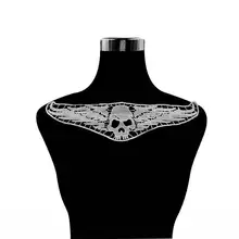 Вышивка шеи воротник diy поддельные съемные воротники водорастворимые Женская бутоньерка трехмерные кружевные аксессуары