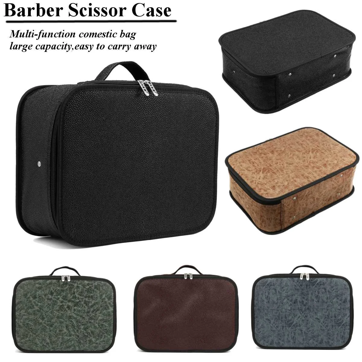 

5 Colors Portable Barber Salon Hairdressing Tools Storage Bag Clipper Scissors Combs Pouch Case Storage Bag