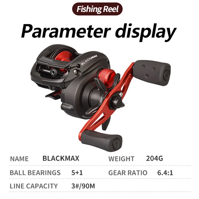 KastKing Brutus Baitcasting Reel Magnetic Braking System 7.2:1 Gear Ratio  5+1 Ball Bearings 8KG Max Drag Fishing Coil - AliExpress