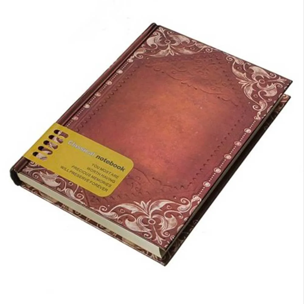 Retro Vintage Personal Notebook Daily Diary Journal Organiser Book School Office Use Dark brown Retro Vintage Personal Notebook Daily Diary Journal Organiser Book School Office Use Dark brown
