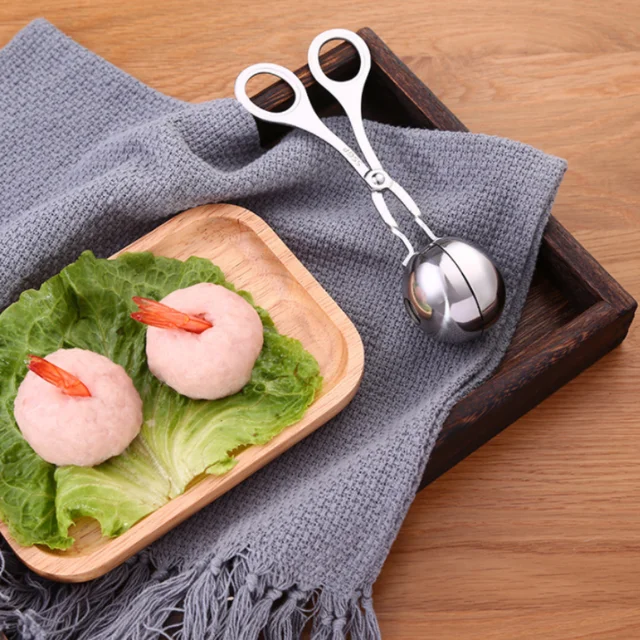 Kényelmes Konyhai Húsgombóc Rozsdamentes Acél Rizs Labda Készítése Penész Szerszám Hal Golyó - Image 3