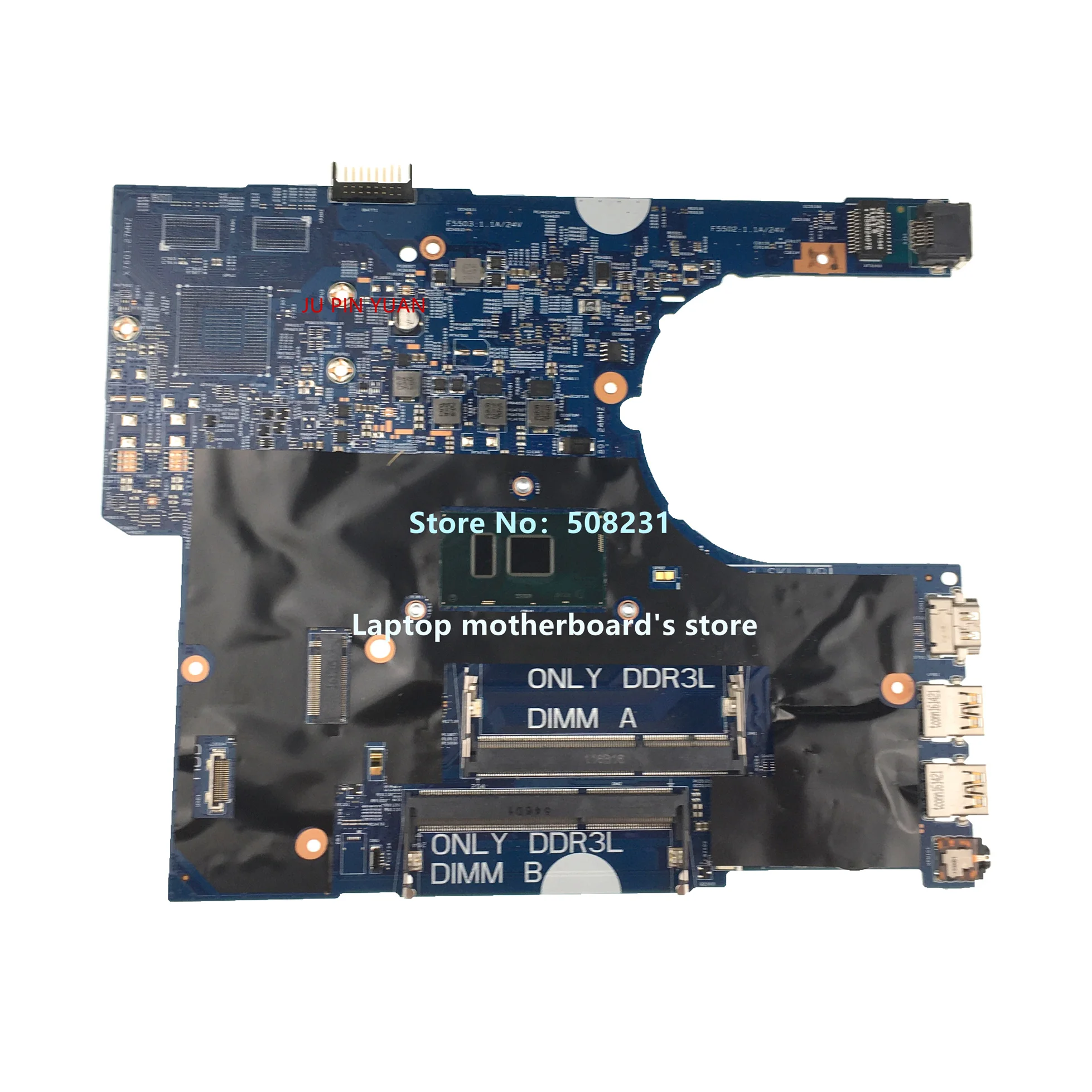 

Материнская плата для ноутбука DELL iatibluetooth 3470 3570, родная плата 0P5M6K P5M6K с процессором I3-6100U 14291-1 DDR3 100%, полностью протестирована