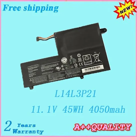 Аккумулятор для ноутбука lenovo Yoga 500 Edge 2-1580 XIAOXIN 510S Flex 3 1470 L14L3P21