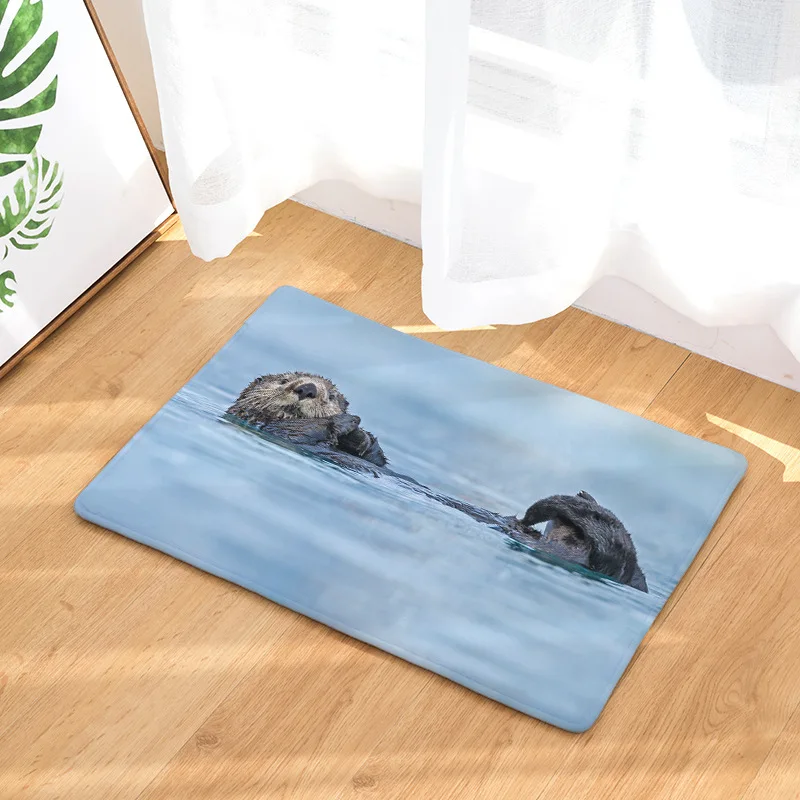D2849-15 3D мультфильм животных живописные печатные смешной коврик для молитвы кухонные коврики моющиеся половые коврики офисные стулья памяти пенопласт ковер - Цвет: D2849-15