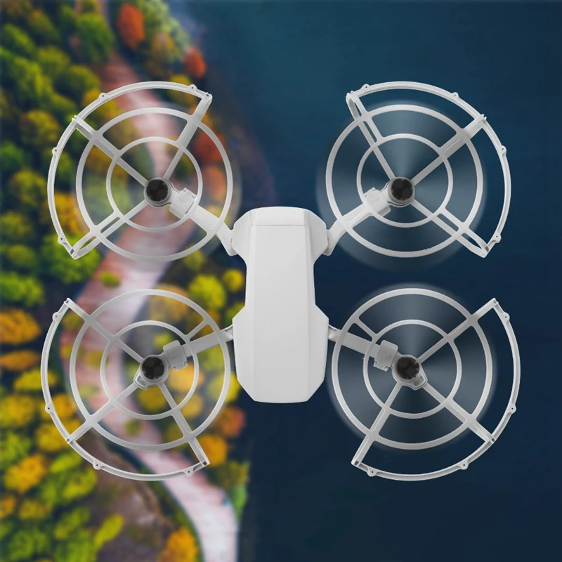 New WOK Propeller Guard Mounted Protection Cover for DJI Mavic Mini Drone Anti-Collision Blade Ring Accessories(Gray) 
