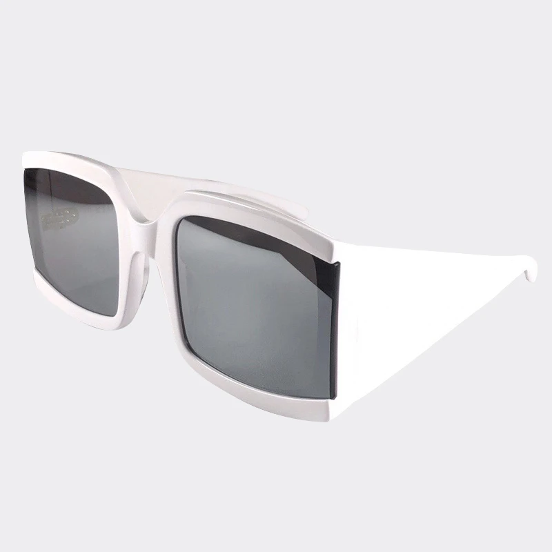 No5 Sunglasses Модные квадратные солнцезащитные очки больших размеров, женские винтажные брендовые дизайнерские солнцезащитные очки с большой оправой, женские широкие солнцезащитные очки Oculos de sol - Цвет линз: No5 Sunglasses