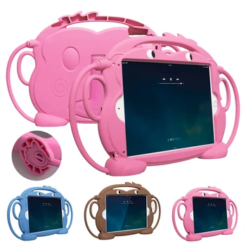 

Cartoon Monkey Kids Tablet Protective Cover Case for ipad 2/3/4 Solid Color Silicone Soft Children Tablet Protection Shell Case