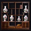 Ancient ornament Jingdezhen ceramic vase  moon flower bird vase modern new Chinese living room wine cabinet decoration 5