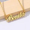 Personalized Custom Name Necklaces For Women Men Rose Gold Silver Color Stainless Steel Chain Nameplate Pendant Necklace Jewelry ► Photo 2/6