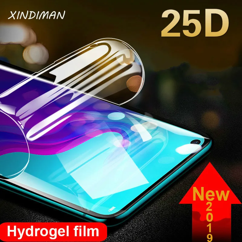 Полностью Гидрогелевая пленка для huawei Nova4 4e мягкая 25D Защита экрана Nova3 3e 3i Nova5 nova5pro