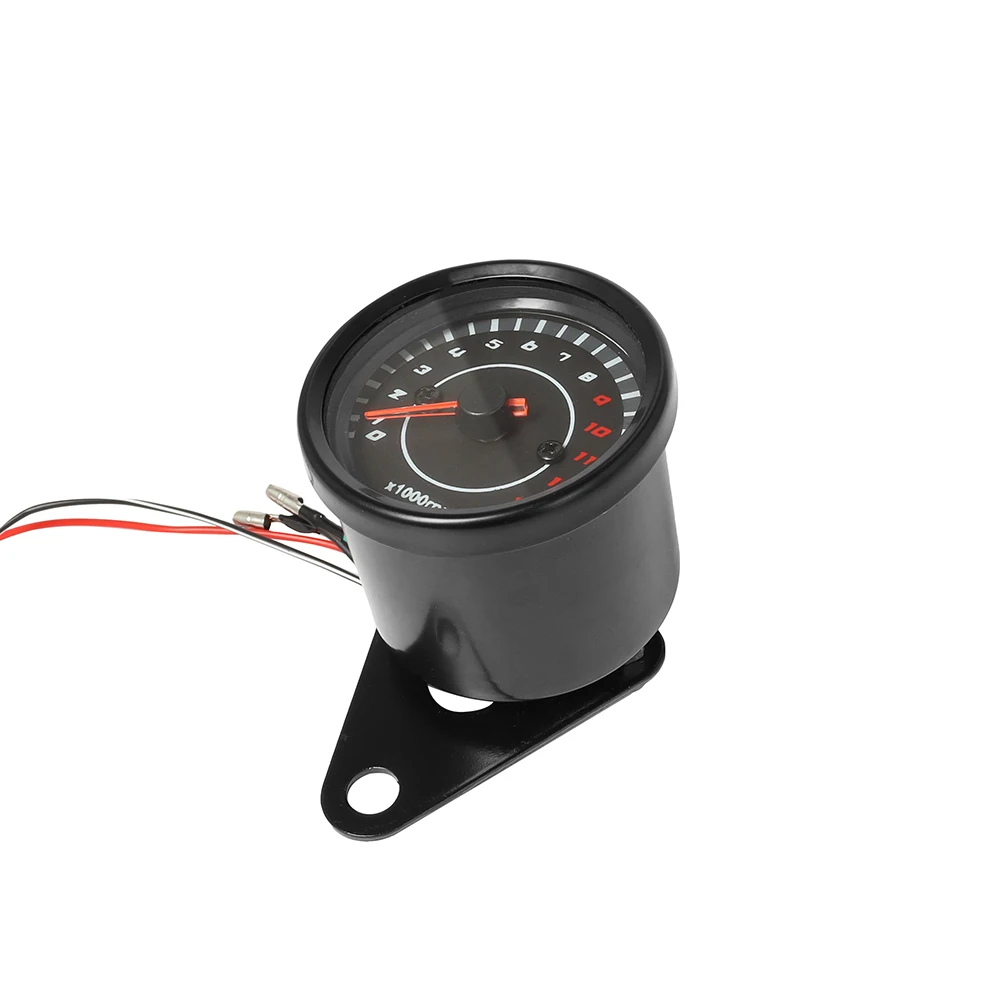 1000rpm Universal Motorcycle Tachometer LED Screen DC 12V Meter Gauge 13k Speedometer Motorbike Parts For Honda/Yamaha/Suzuki