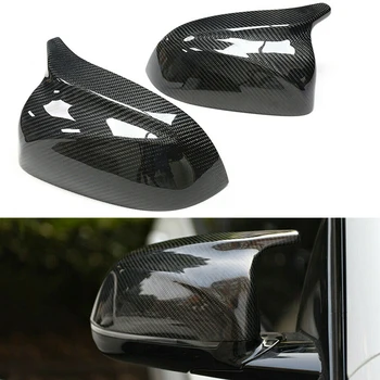 

2Pcs Carbon Fiber Mirror Cover Replacement Cover for Bmw X3 G01 X4 G02 X5 G05 18+