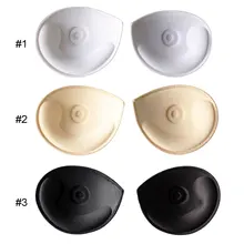 1 пара/лот, женское нижнее белье, аксессуары, треугольник, губка, купальник, грудь, пуш-ап, подкладка для груди, бюстгальтер, поролоновая вставка