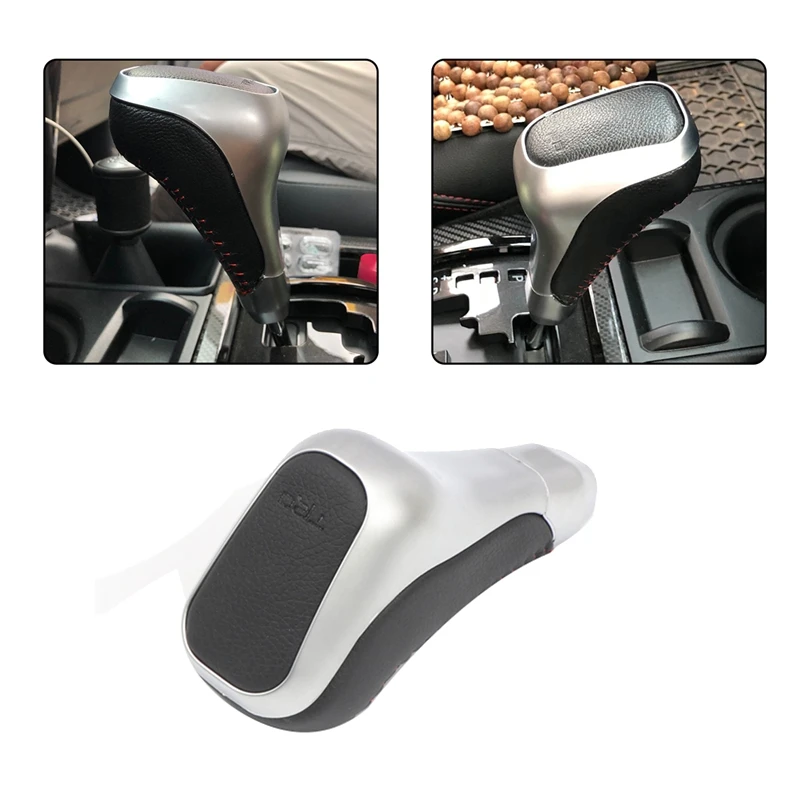 Car Leather Automatic Gear Shift Knob Lever for Toyota TRD 4Runner Tacoma - Fortuner FJ150 PTR57-34141 | Автомобили и мотоциклы