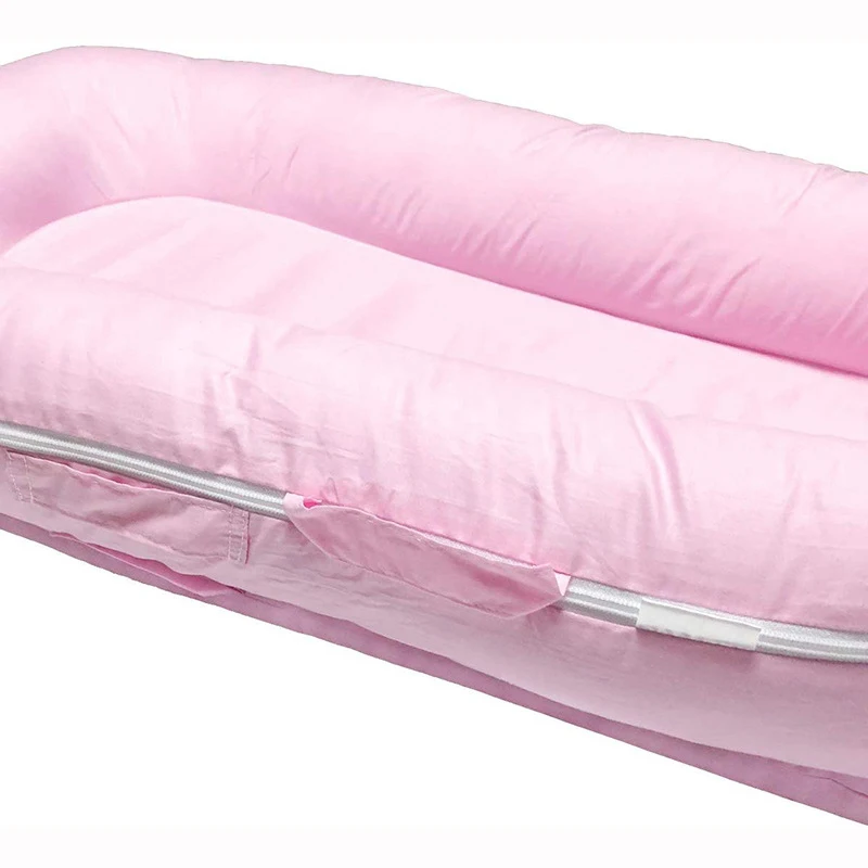 Портативная кроватка, складная, для детской кроватки, хлопок, матрас для кроватки, моющийся, дорожная кроватка, утолщенные спальные бамперы, защитный коврик YBD027