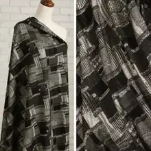 50*155 см Черный Серый Плед вязаный кашемировый эластичный свитер шерстяная ткань патч текстиль diy полиэстер C856