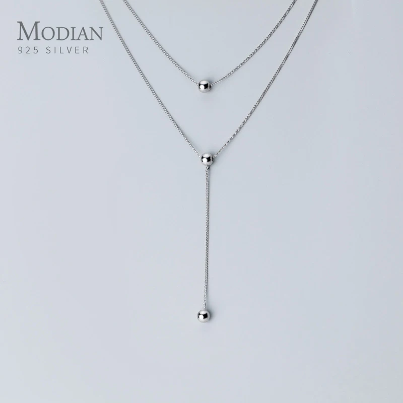 MODIAN Minimalism Three Layer Beads Y 