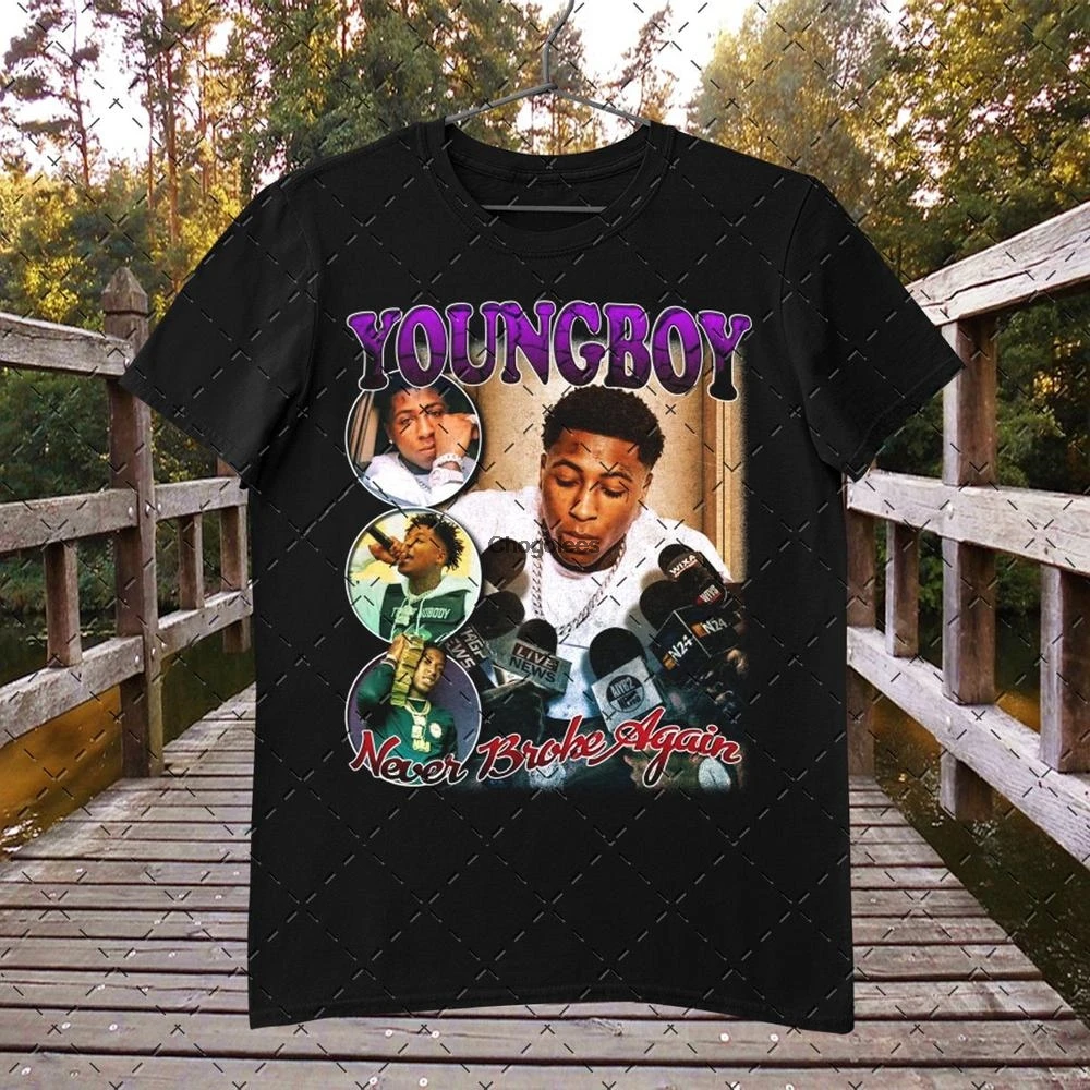 

YoungBoy Never Broke Again Vintage Inspired 90's Rap Unisex T Shirt