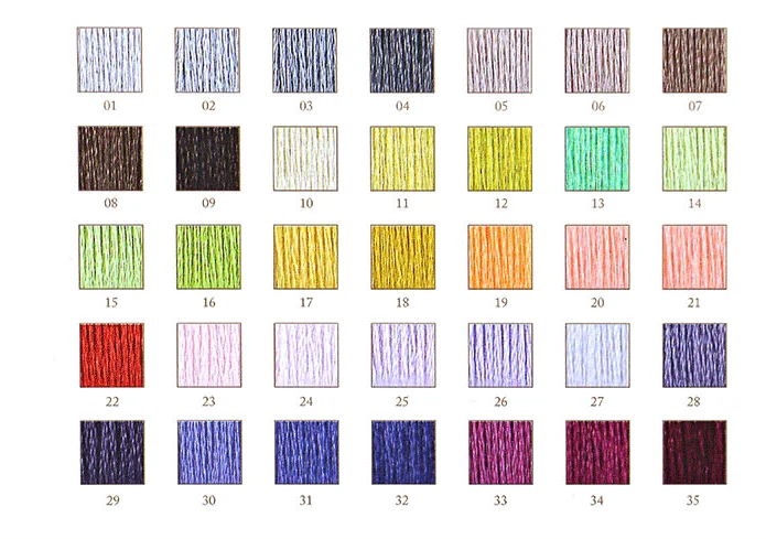 new 35 colors cross stitch CXC threads Total Pieces Embroidery Thread Cross Stitch Threads Floss Similar with DMC | Дом и сад