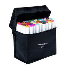 Художественный маркер 30/40/60/80/168 Цвета на спиртовой основе Ручки Маркеры двойная головка эскиз маркеры кисточки ручка для рисования манга дизайн товары для рукоделия