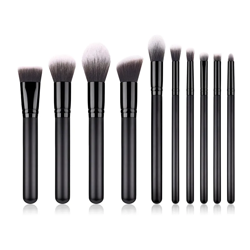 

Makeup Brushes Set Professional Powder Foundation Eyeshadow Make Up Brush Cosmetics Soft Synthetic Hair Pincel Maquiagem 10pcs