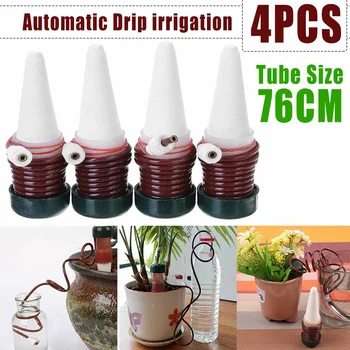 

4 pcs/lot Automatic Self Watering Probes Plant System Ceramic Spikes Creative Gardening Flower Pot Potted Drip Device