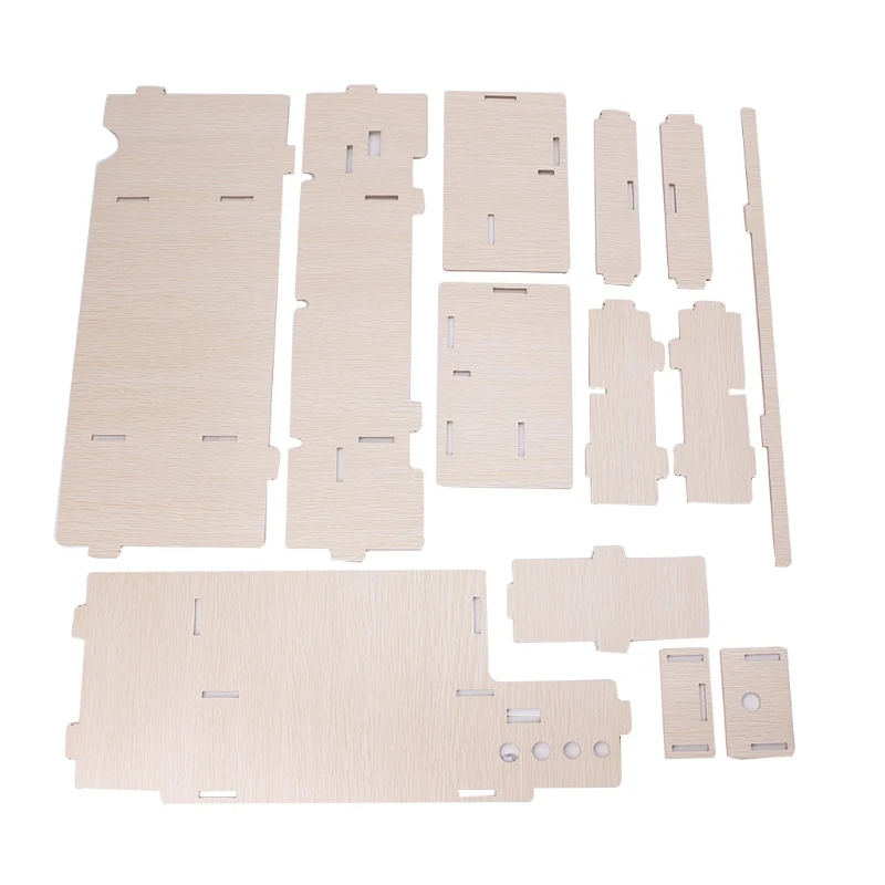 

Wooden Monitor Riser TV Stand Desk Organizer Storage Space For Computer Laptop DXAC