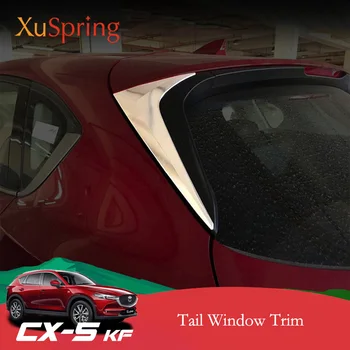 

Car Styling Rear Window Corner Trim Strips Garnish Stickers For Mazda CX-5 CX5 2017 2018 2019 KF 2pcs/set