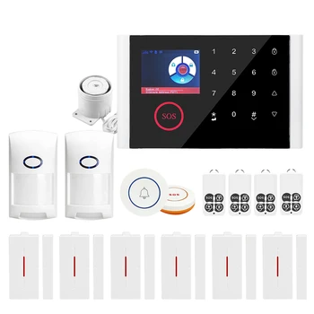 

Smart WiFi+GSM+GPRS 3 IN 1 Network Intelligent Voice Home Doorbell Alarm System 433MHz Home Secure Door Bell Smart Alertor