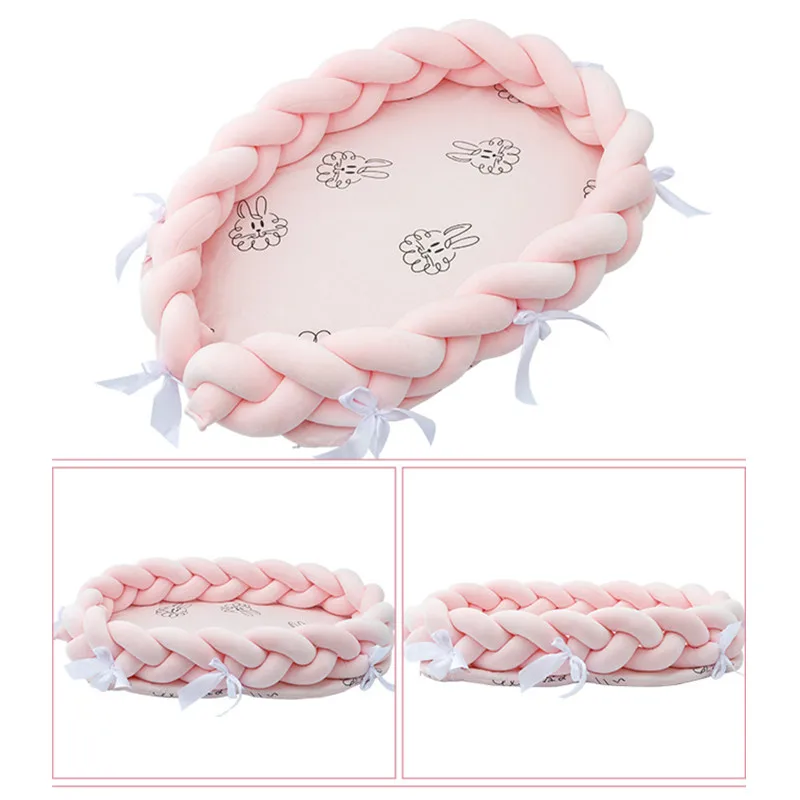 Portable Baby Crib Home Folding Baby Nest Infant Beds Multifunction Bag For Bionic Bed Baby Care Disassembly Can Used As Bumper