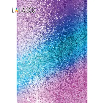 

Photo Backdrops For Photography Gradient Blue Solid Color Sequins Polka Dots Fantasy Party Baby Photo Backgrounds Photo Studio