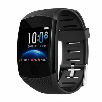 

Q11 Smart Watch Waterproof Fitness Bracelet Big Touch Screen Message remind Heart Rate Time Activity Tracker Wristband Hot Sale