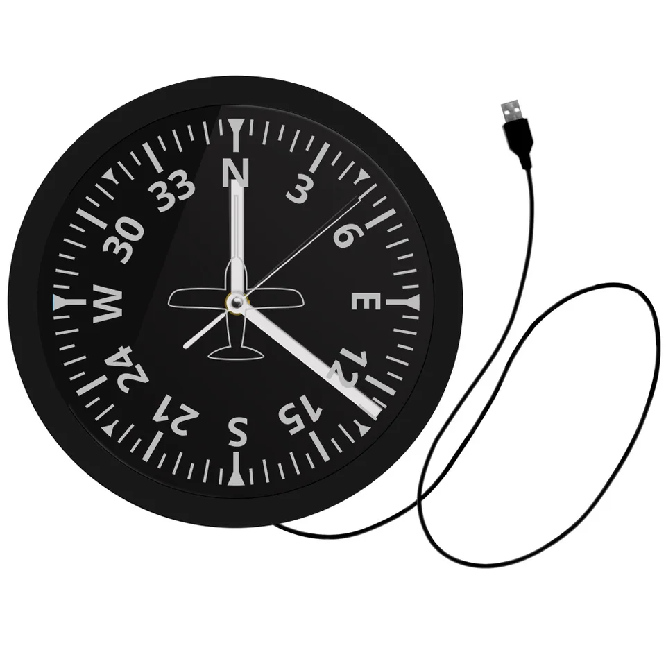 Airplane Control Color Changing Wall Light Aircraft Gauges Cockpit Instruments Aviation Pilot Wall Clock With Led Backlight Saat Wall Clocks Aliexpress