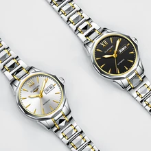 

GUANQIN- 2022 Ladies Tungsten Steel Watch, Mechanical Automatic Chronograph, Waterproof, Bracelet Accessories, Japanese Movement