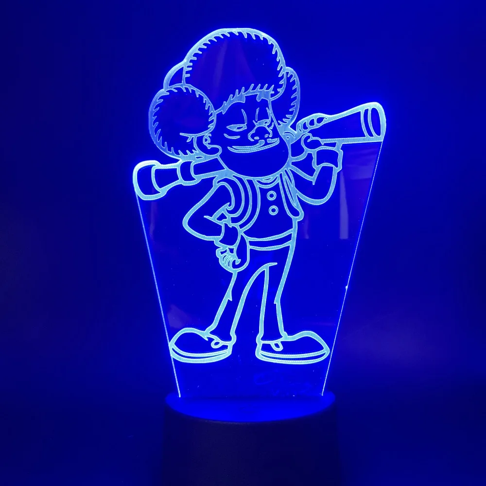 Night Light Led for Boys Girls Gift Indoor Night Light Lamp 7/16 Colors Changing 3D Led Night Light Room Cartoon Night Light Led