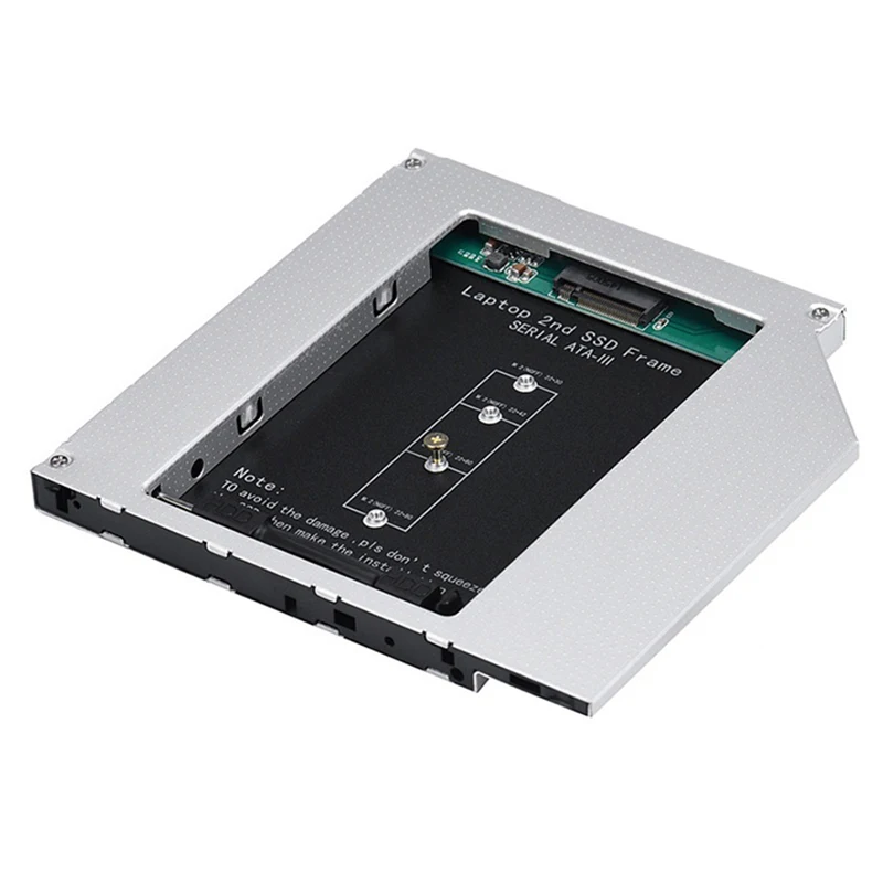 NGFF M.2 M2 2Nd HDD Caddy 12 7 мм SATA 3 Optibay жесткий диск корпус адаптер DVD ROM 2 5 SSD чехол для