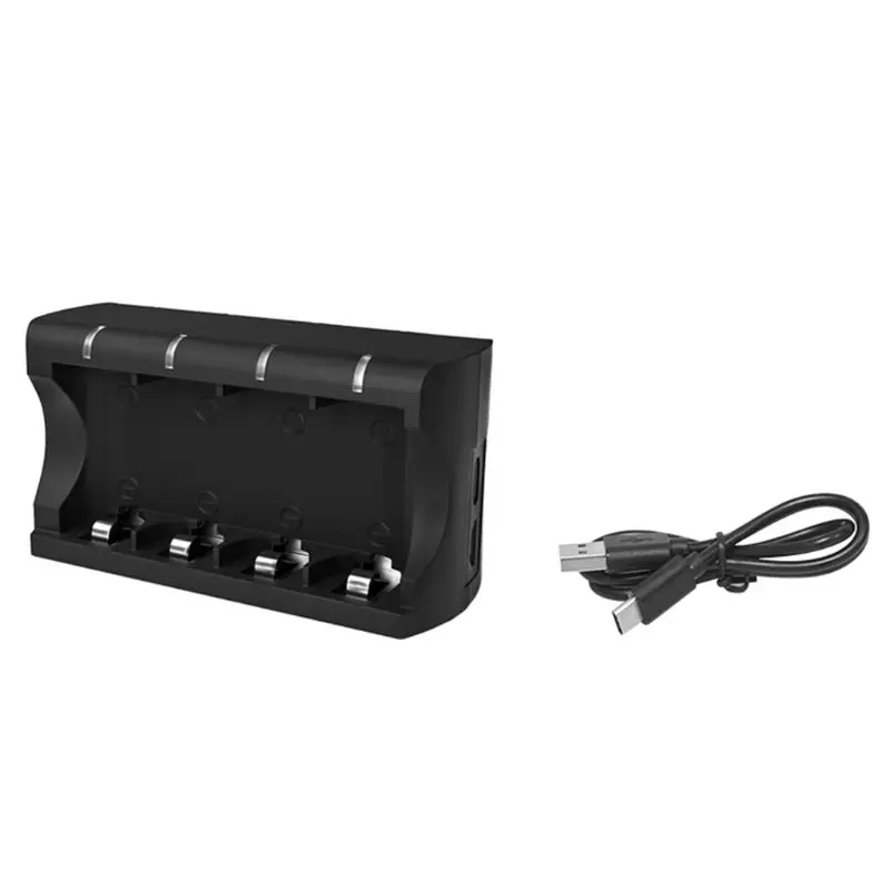 

5V 2.1A Rechargeable Lithium Li-ion Battery Charger CR123A Power Supply DC Adapter Black