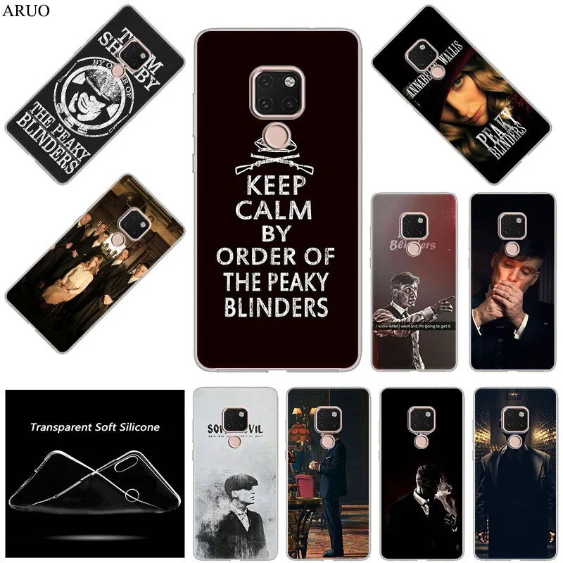 Peaky Blinders TV Show SOFT Silicone soft phone case for Huawei P8 P9 P10 Mate 10 20 Lite 20X honor 7A 7S 7X Play Enjoy-8E cover