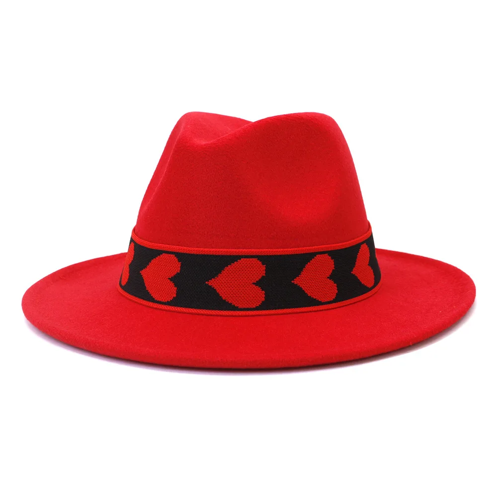 Blud Men Fedoras Two Toned Fedoras For Men Black Red Bottom Felt Hat Jazz Hat Bowler Hat Perfomance Hat Church Hat Muts boné leopard fedora hat