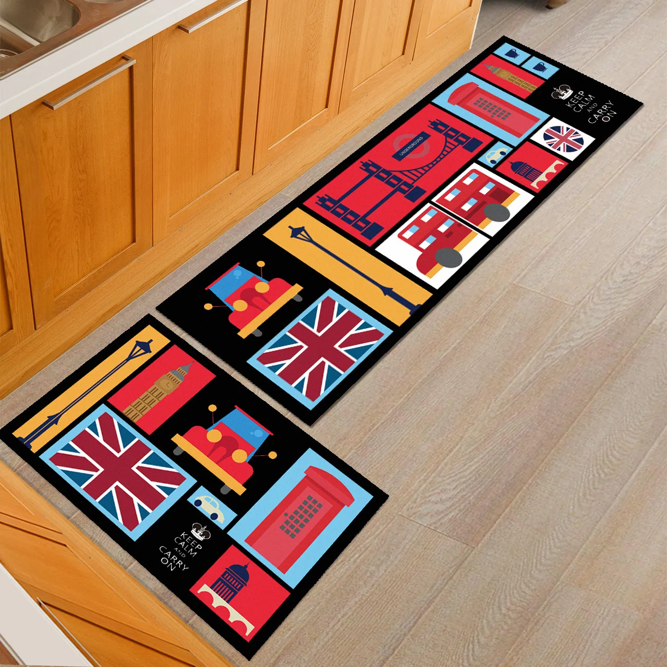 Zeegle области коврик для гостиной Противоскользящий кухонный коврик стол стул коврики моющийся ковер для спальни прикроватные коврики коврик для ванной - Цвет: Flag